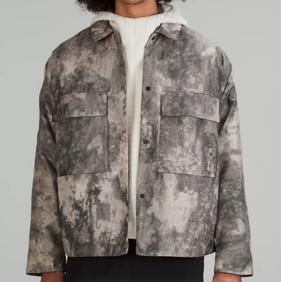 Lululemon LAB Lightweight Jacquard Jacket Apparition Jacquard Riverstone Size S. - Picture 4 of 13